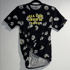 PACO RABANNE SSENSE Exclusive Black Capsule Daisy Print T-Shirt